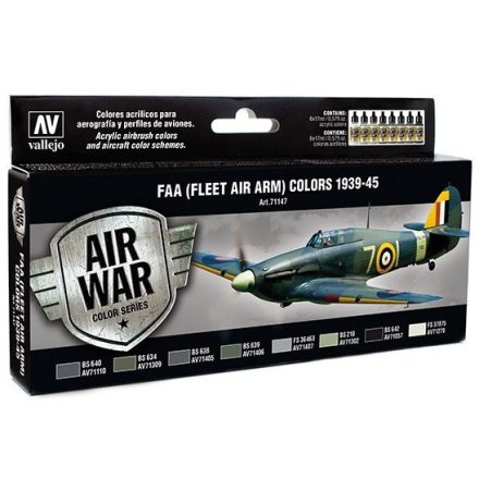 Vallejo FAA FLEET AIR ARM Colors 1939-1945 Paint Set