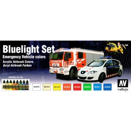 Vallejo Bluelight Paint Set