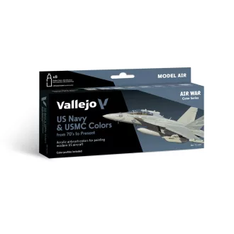   Vallejo - Model Air: US Navy & USMC Colors from 70's to present 18 ml festék