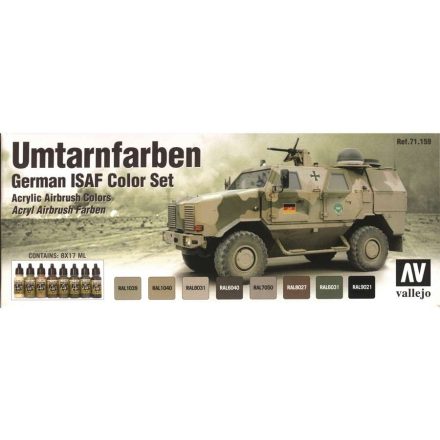 Vallejo Umtarnfarben German ISAF color set