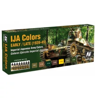 Vallejo IJA Colors Early Late 1939 to 1945 set
