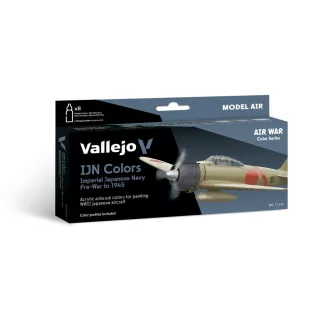   Vallejo - Model Air: Imperial Japanese Navy (IJN) Colors PreWar to 1945 18 ml festék