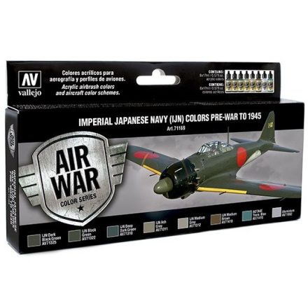 Vallejo Imperial Japanese Navy IJN Colors Paint Set