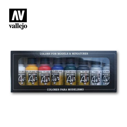 Vallejo Model Air Basic Colors Paint Set