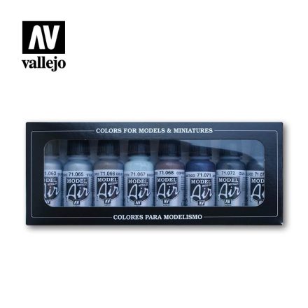 Vallejo Model Air Metallic Colors Paint Set