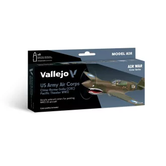   Vallejo - Model Air: US Army Air Corps ChinaBurmaIndia Pacific Theather (CBI) WWII 18 ml festék