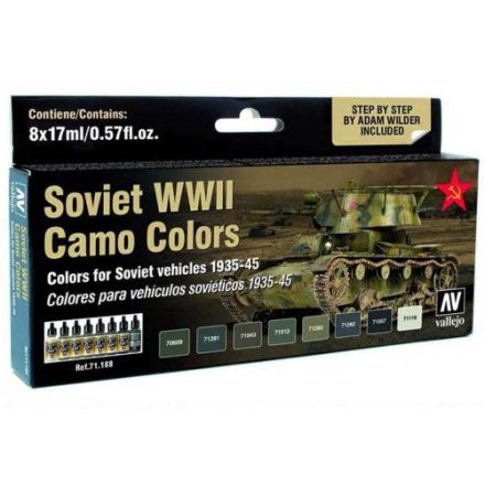 Vallejo Soviet WWII Camo Colors Set