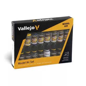 Vallejo - Model Air: Building Set 18 ml festékszett