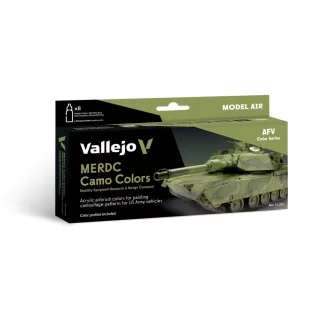 Vallejo - Model Air: MERDC Camo Colors 18 ml festék
