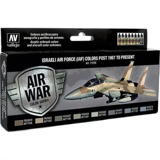   Vallejo Israeli Air Froce (IAF) Colors Post 1967 to Present Set