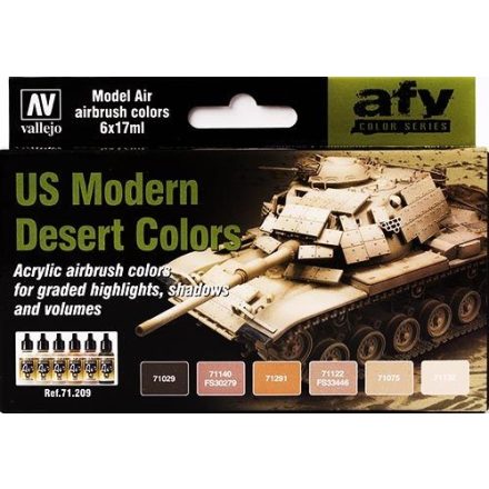 Vallejo US Modern Desert Colors Set
