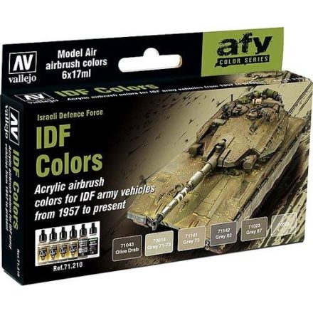 Vallejo IDF Colors Israeli Defence Force Set