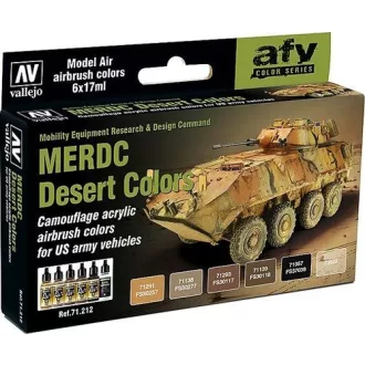 Vallejo MERDC Desert Colors Set