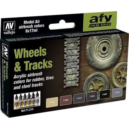 Vallejo Wheels & Tracks Colors Set