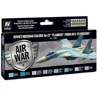   Vallejo Soviet/Russian Colors Su-27 "Flanker" from 80's to Present