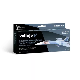   Vallejo - Model Air: Soviet / Russian Colors Su27 "Flanker" from 80's to present 18 ml festék