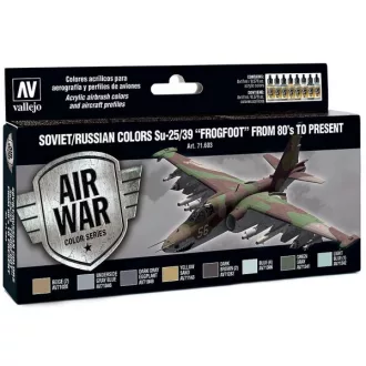   Vallejo Soviet/Russian Colors Su-25/39 "Frogfoot" from 80's to Present