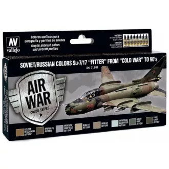   Vallejo Soviet/Russian Colors Su-7/17 "Fitter" from"Cold War" to Present