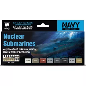 Vallejo Model Air Nuclear Submarines Colors Set
