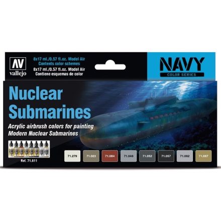 Vallejo Model Air Nuclear Submarines Colors Set