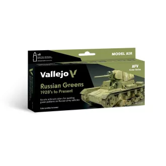   Vallejo - Model Air: Russian Greens 1928's to Present 18 ml festék