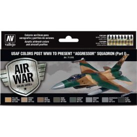  Vallejo Model Air USAF colors post WWII to present Aggressor Squadron Part I Set