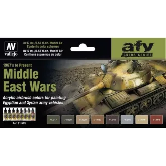   Vallejo Model Air Middle East Wars (1967’s to Present) Colors Set