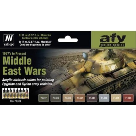 Vallejo Model Air Middle East Wars (1967’s to Present) Colors Set