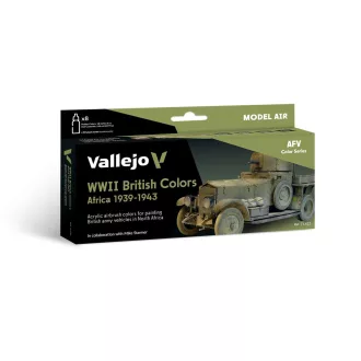   Vallejo - Model Air: WWII British Colors Africa 19391943 18 ml festék