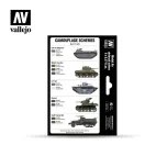 Vallejo Model Air WWII USMC Colors Green & Grey Patterns 1942-1945 Paint Set