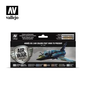   Vallejo Model Air Armée de l’Air colors post WWII to present Paint Set