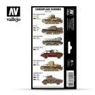 Vallejo Model Air Italian WWII Regio Esercito Camo Colors Paint Set