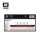 Vallejo Model Air Titanic Colors Paint Set