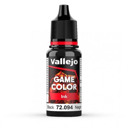 Vallejo Game Color Black Ink 18ml