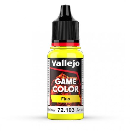 Vallejo Game Color Fluorescent Yellow 18ml
