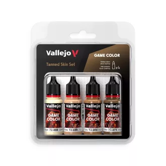 Vallejo - Game Color: Tanned Skin Set 18 ml festékszett