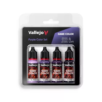 Vallejo - Game Color: Purple Color Set 18 ml festékszett