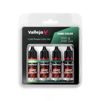   Vallejo - Game Color: Cold green Color Set 18 ml festékszett