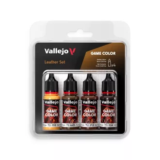Vallejo - Game Color: Leather Set 18 ml festékszett