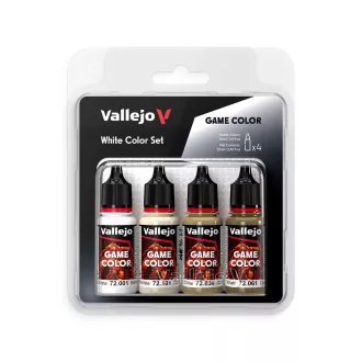 Vallejo - Game Color: White Color Set 18 ml festékszett