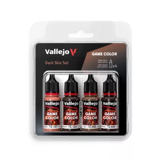Vallejo - Game Color: Dark Skin Set 18 ml festékszett