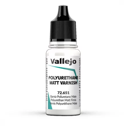 Vallejo Game Color Polyurethane Matt Varnish 18ml (matt lakk)