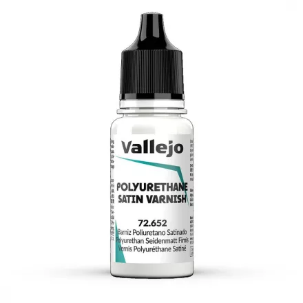 Vallejo Game Color Polyurethane Satin Varnish 18ml (szatén lakk)
