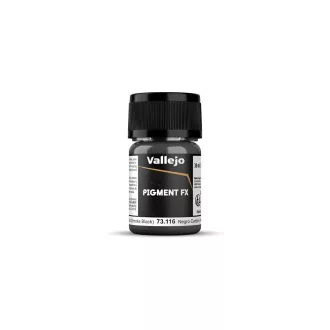   Vallejo - Pigment FX: Carbon Black (Smoke Black) 35 ml pigment