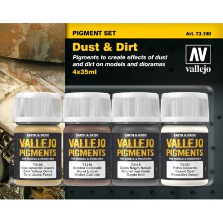 Vallejo Dust & Dirt Pigment Set