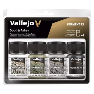 Vallejo - Pigment FX: Soot & Ashes 35 ml pigment
