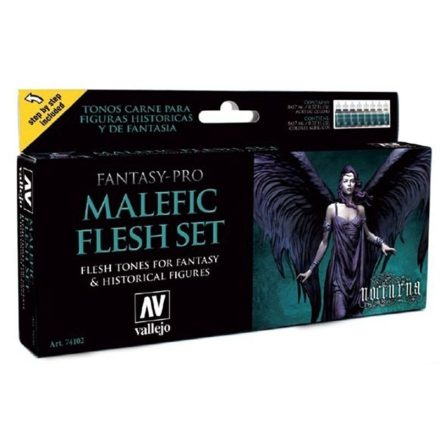 Vallejo Fantasy-Pro Malefic Flesh Set