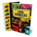 Vallejo - Civil Vehicles by Eugene Tur makettező könyv