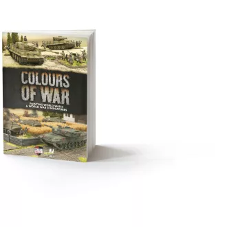   Vallejo - Colours of War Painting WWII & WWIII miniatures makettező könyv