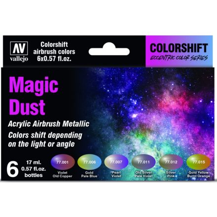 Vallejo Eccentric Colorshift Magic Dust Colors Set